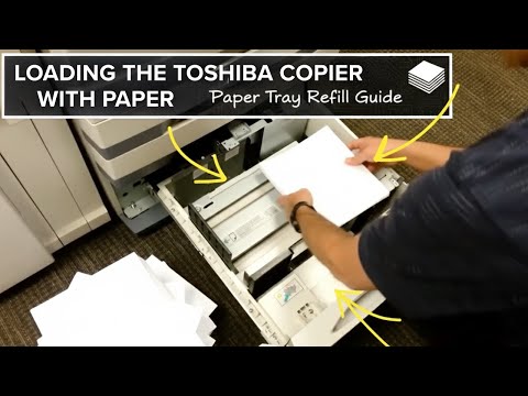 How to Load and Set Paper Trays on a Toshiba Copier | Doceo Essentials