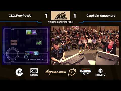 Flatiron 3: Winners Quarters - CLG.PewPewU (Marth) vs. Captain Smuckers (Falcon)