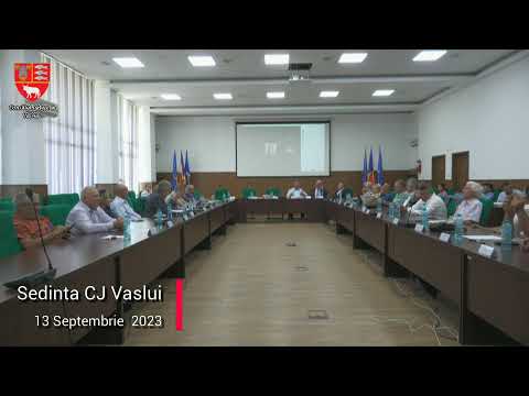 Sedinta Consiliului Judetean Vaslui