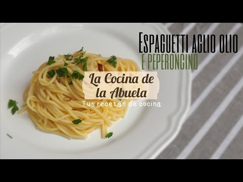 Spaghetti aglio olio e peperoncino   Receta vegana