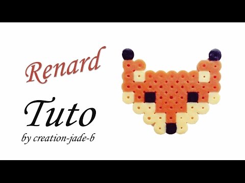 Tuto Perles à repasser (Hama) - Petit Renard !