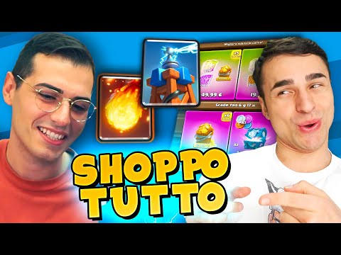 GRAX MAKES ME SHOP EVERYTHING and MAXES MY DECK on CLASH ROYALE!