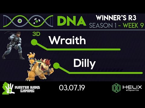 DNA 1.9 - 3D | Wraith (Mii Sword, Snake) vs Oji-sama (Peach) - Winner's R3
