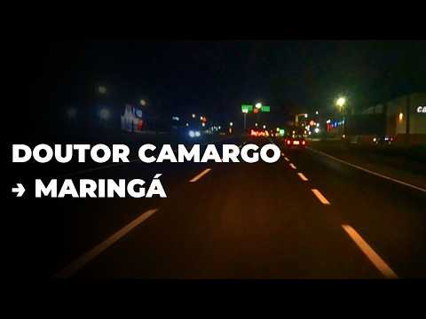 Doutor Camargo → Maringá à Noite | Viagem de Carro pelo Paraná | POV Dashcam Drive