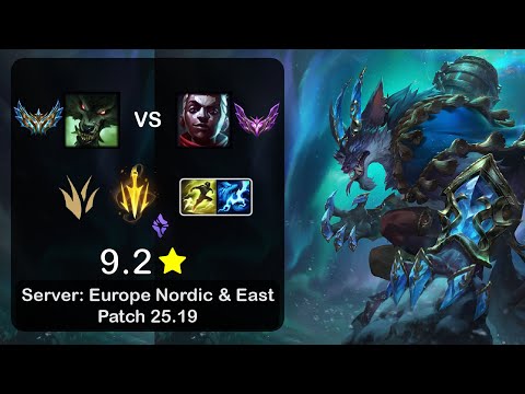 Warwick Jungle vs Ekko - EUNE Challenger - Patch 25.19