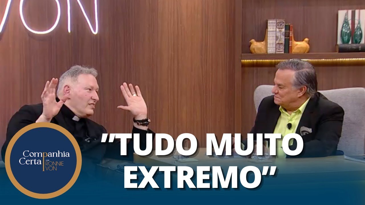 Padre Marcelo Rossi fala sobre a perda de fiéis na Igreja: “Estamos no mundo da intolerância"