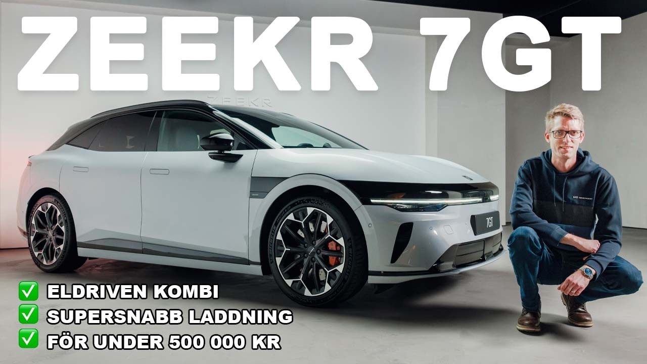 Zeekr 7GT, eldriven sportkombi för under 500 000kr – en första titt