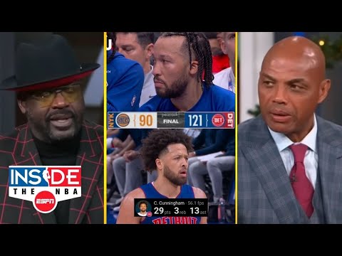 Inside The NBA | Cade Cunningham is the MVP! - Chuck & Shaq reacts to Pistons destroy Knicks 121-90