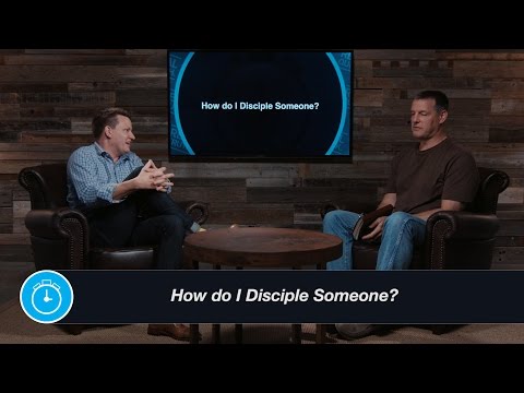 How do I disciple someone?