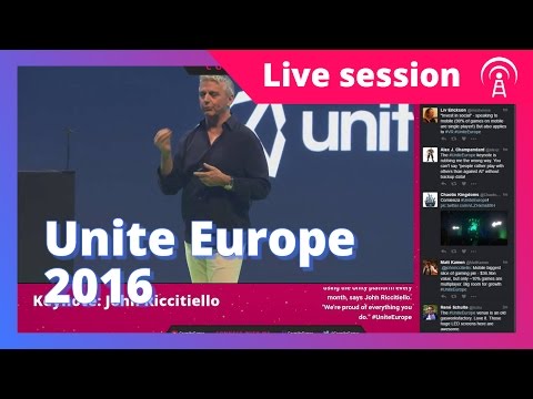 Unite Europe 2016 Keynote - #Unity #UniteEurope #MadeWithUnity