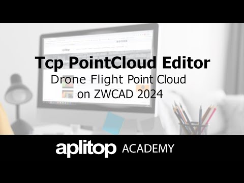 Tcp PointCloud Editor | Drone Flight Point Cloud on ZWCAD 2024