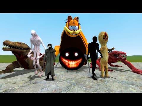 SCP-096 VS SCP-173 VS SCP-087 VS SCP-682 VS SCP-3166 VS SCP-939 VS SCP-106!! Garry's Mod Sandbox