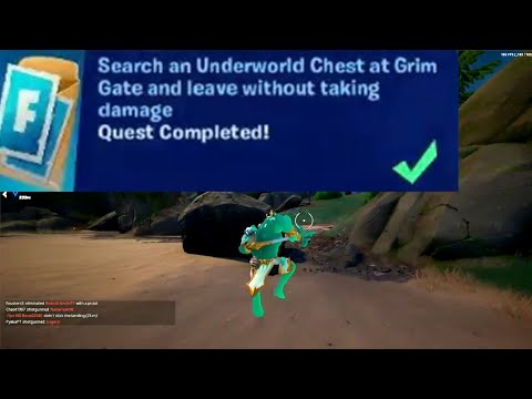 Search an Underworld Chest at Grim Gate and leave without taking damage Fortnite