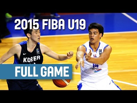 Dominican Republic v Korea - Group D - Full Game - 2015 FIBA U19 World Championship