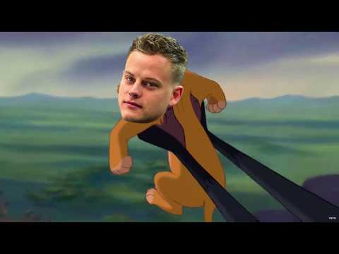 Joe Burrow Draft Selection to Bengals - Lion King Style