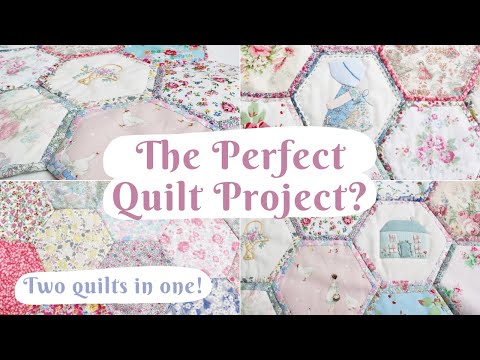 Quilt As You Go Hexagon Quilt Tutorial