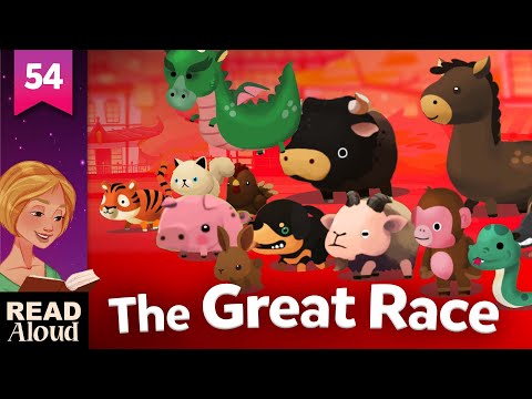 The Story of Chinese New Year, The Great Race / Animated Fairy Tales For Children - Full Cartoon