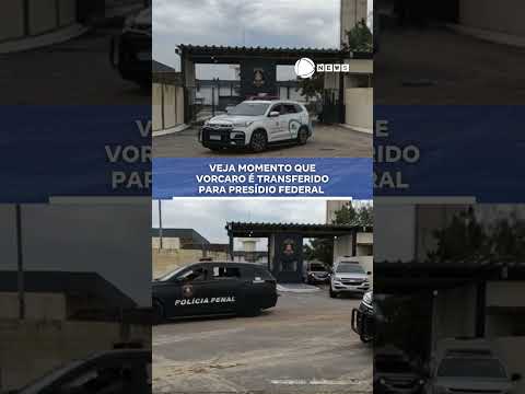 Veja momento que Vorcaro é transferido para presídio federal. 📲 #RecordNews #Shorts