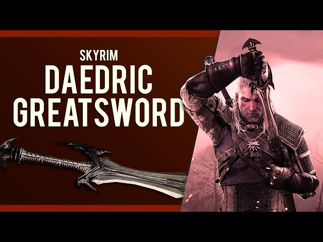 This New Witcher 3 Mod Lets You Wield An Iconic Skyrim Sword Games Predator - daedric knight roblox