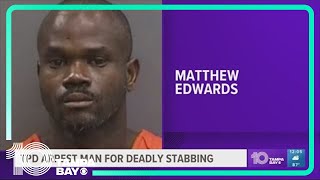 Man connected to deadly stabbing arrested in Tampa