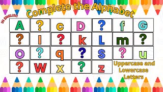 Master the Alphabet:The Complete A-Z Guide for Kids (Uppercase & Lowercase) | Preschool Prep
