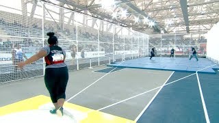 Miramas 2019 : Ashley Bologna avec 16,78 m au lancer du poids Miramas 2019 : Ashley Bologna avec 16,78 m au lancer du poids