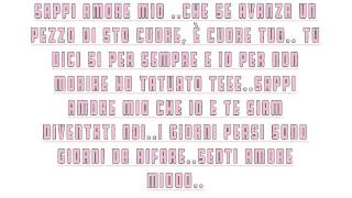 Sappi amore mio-Biagio Antonacci