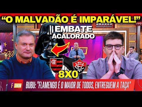 FLAMENGO HUMILHA O VITÓRIA! Debate Esquenta no F SHOW: Bubu vs Celso Bigode 🔥!