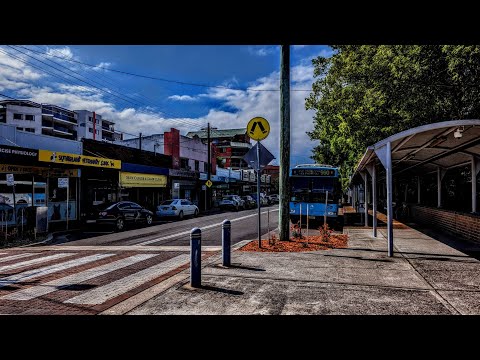 (Time-lapse) Sydney Bus Route 960 Toward Sutherland