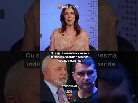 Chance de Lula ir a debate da Globo é zero após Flávio confirmar presença, informa Bilenky