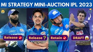 Mumbai Indians Mini Auction Strategy IPL 2023 | Keiron Pollard to be Released | Pat Cummins on Radar