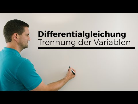 Differential equations, separation of variables, analysis | Math by Daniel Jung