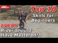 Top 10 Skills For Beginners EVERY Rider Should Have Mastered