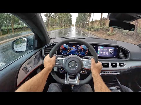 2022 Mercedes-AMG GLE 53 Coupe POV Rain Drive (3D Audio)(ASMR)