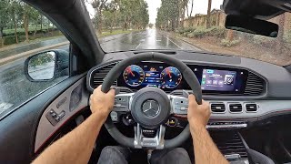 2022 Mercedes-AMG GLE 53 Coupe POV Rain Drive (3D Audio)(ASMR) by MilesPerHr