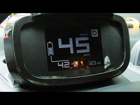 Tachovideo Citroen AMI 0-45 kmh kph 0-60 mph Beschleunigung Acceleration