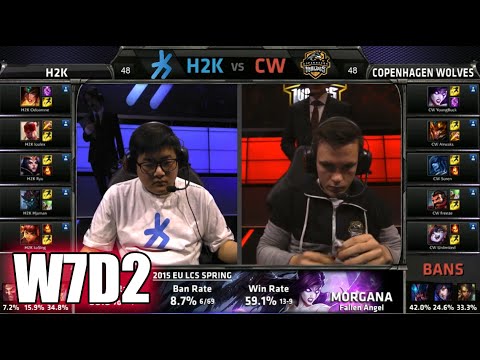 H2K Gaming vs Copenhagen Wolves | S5 EU LCS Spring 2015 Week 7 Day 2 | H2k vs CW W7D2G4 VOD 60FPS