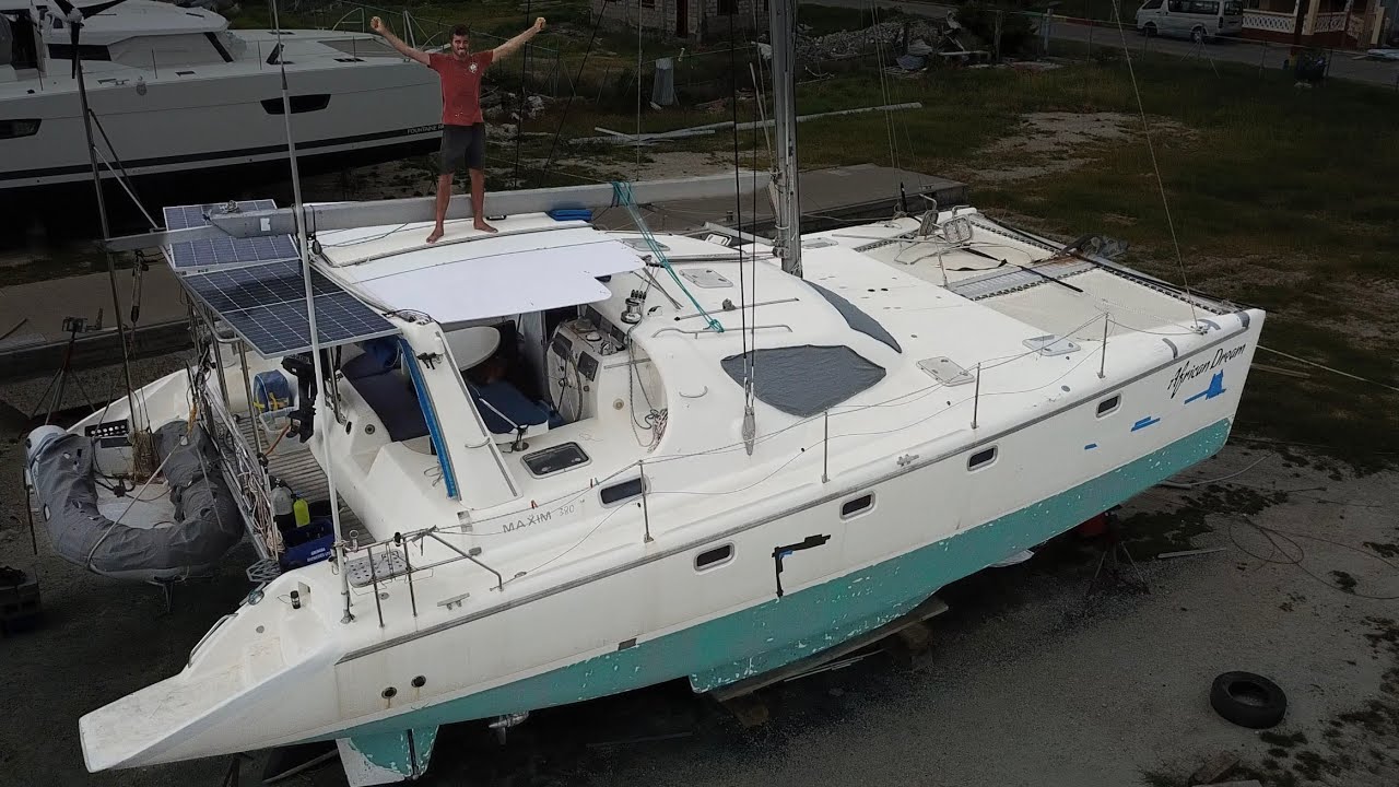 Building a Temporary Roof for my Hurricane Damaged Sailboat