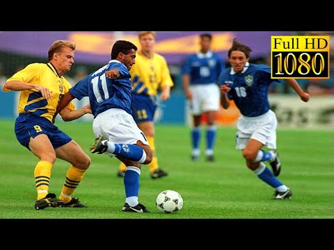 Brazil 1-1 Sweden World Cup 1994 | Full highlight -1080p HD | Romário