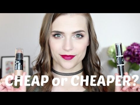 Cheap or Cheaper? Drugstore Contour and Highlight Sticks: Maybelline vs. Wet n Wild Video