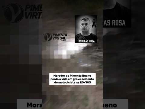 Douglas Rosa perdeu o controle da BMW GS 1200 em uma curva e morreu ainda no local.