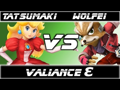 Valiance γ - DRX Wolfei (Fox) vs. DRX Tatsumaki (Peach) -  Smash 4 - Wii U