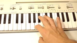 Video thumbnail for Yamaha PortaSound PC-50 with Orignal Plastic Case PlayCard Reader by striker1211