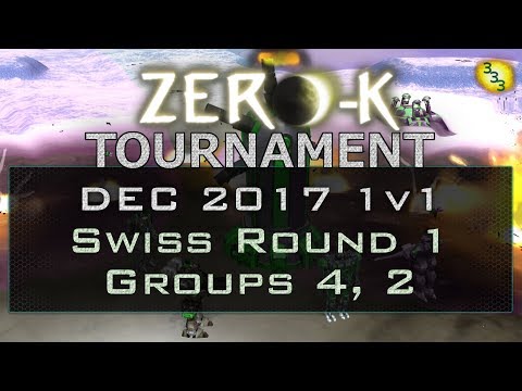 2017/12/16 1v1 Tournament - Swiss Round 1 - Zero-K