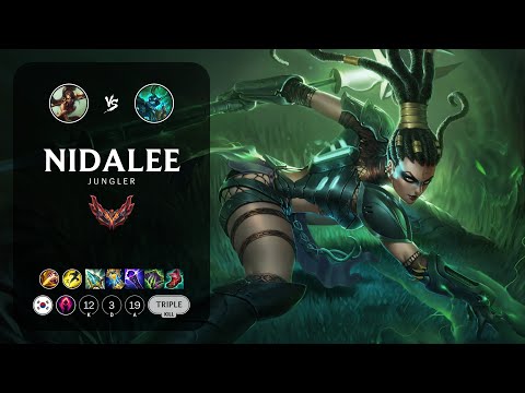 Nidalee Jungle vs Hecarim - KR Grandmaster Patch 13.3
