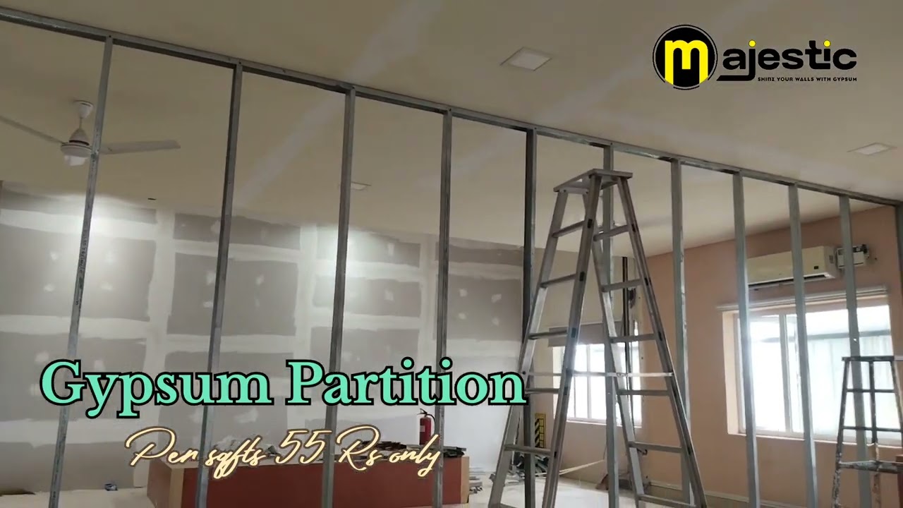 Gypsum board Partition at low cost