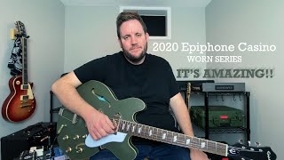 Video thumbnail for The New 2020 Epiphone Casino Worn Series is AMAZING! by Chris Brown