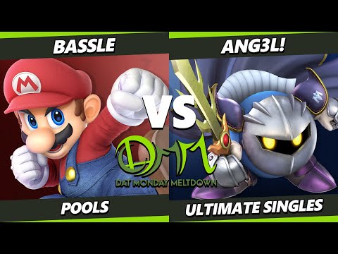 DAT MM 284 - Bassle (Mario) Vs. ANG3L! (Meta Knight) Smash Ultimate - SSBU
