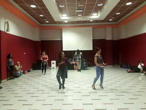 Adeline & Isabelle dancing Kizomba Lady Style at Neverending Kizomba Festival 2018 (Barcelona) 2