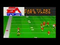 Madden NFL 95 Sega Genesis San Diego Chargers Vs San Francisco 49ers